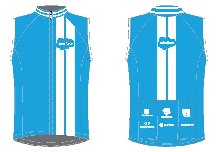 Salesforce Capo Wind Vest 2020 Capo Cycling Apparel