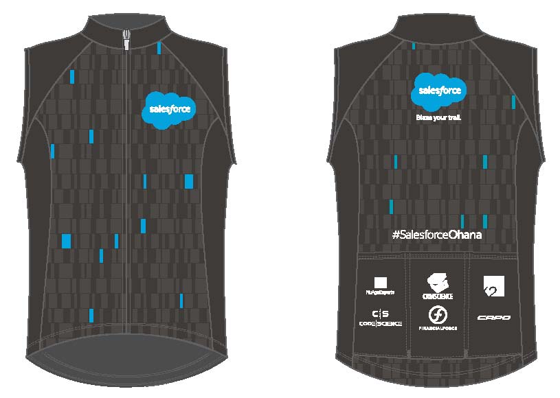 Salesforce Capo Wind Vest 2019 Capo Cycling Apparel