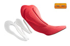 Exploded view of the Elastic Interface Road Performance Space EIT chamois in Capo SC Race Bib Shorts