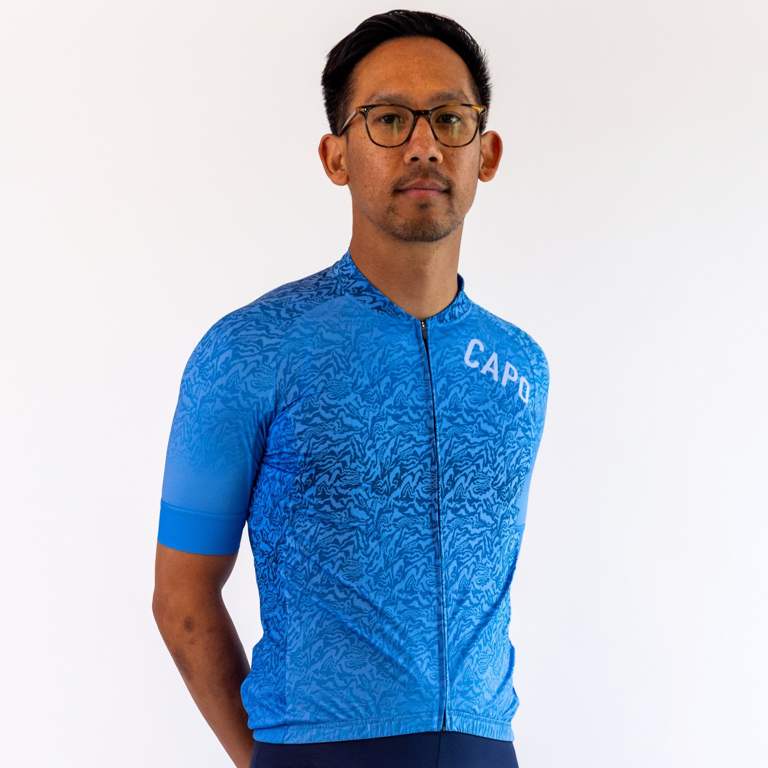 Capo Cycling bib shorts on rider