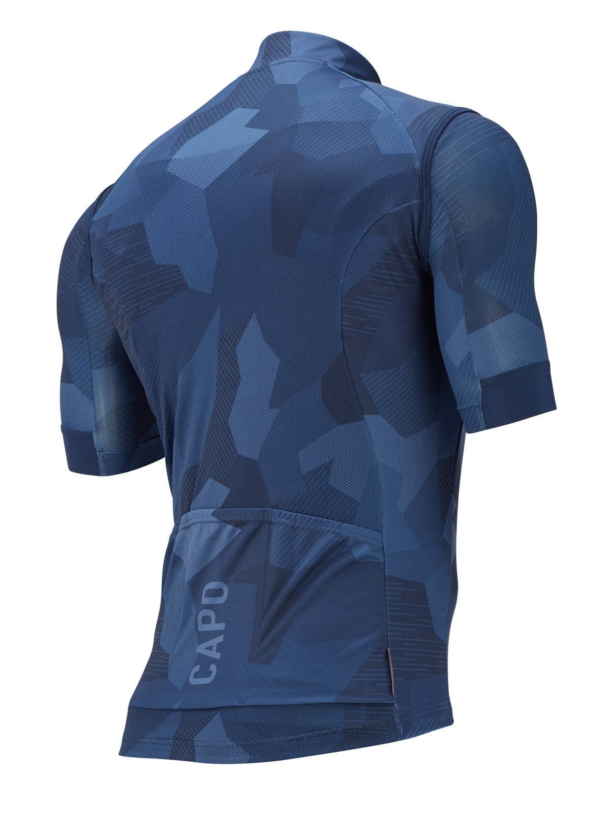 Blue Camouflage Cycling Jersey M